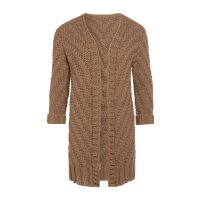 Knit Factory Sally Strickjacke 40/42 Glatt Beige