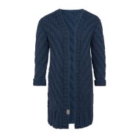 Knit Factory Sally Strickjacke 36/38 Glatt Dunkelblau