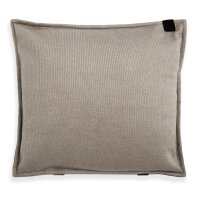 Knit Factory Otis Kissen 50x50 cm Glatt Braun