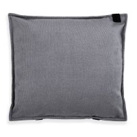 Knit Factory Otis Kissen 50x50 cm Glatt Grau