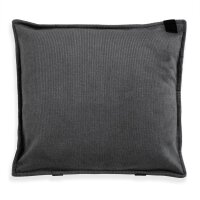 Knit Factory Otis Kissen 50x50 cm Glatt Anthrazit