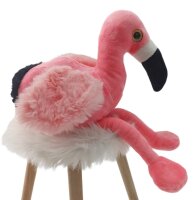 Kuscheltier Plüschtier XXL Plüsch Flamingo pink aus niciweichem Stoff für Mädchen, Jungen & Babys – Flauschiges Stofftier zum Spielen (Flamingo 45 cm)