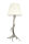 Gilde Alu Lampe Geweih (BxHxL) 46 cm x 40 cm x 25 cm E 27 25 Watt Kabellänge 2 Meter