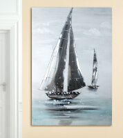 Gilde Bild Gemälde Sailing Boat (BxHxL) 60 cm x 90...