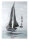 Gilde Bild Gemälde Sailing Boat (BxHxL) 60 cm x 90 cm handgemalt mit Aluminium-Ornamenten