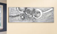 Gilde Bild Gemälde Circles (BxHxL) 150 cm x 50 cm x...