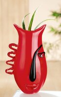 Gilde Glasart Design-Vase Red Vista (BxHxL) 19 cm x 33 cm...
