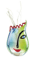 Gilde Glasart Design-Vase Vero (BxHxL) 20 cm x 28 cm x 9...