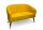 Gilde Holz Sofa Samt Sole (BxHxL) 128 cm x 80 cm x 72 cm curry Fuß schwarz gold Sitzhöhe 45cm