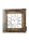 Gilde Holz Uhr London (BxHxL) 40 cm x 40 cm silberfarben m.Metall für eine AA Batterie