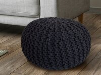 Soma Pouf Ø 55 cm Strickhocker Sitzpouf Sitzpuff...