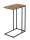 Soma Beistelltisch Holz 25x60x40cm nachhaltig Sofatisch Laptoptisch C-Tisch Toronto Metall Gestell