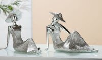 Gilde Poly Lady Diva sitzend VE 2 so (BxHxL) 8,5 cm x 16 cm x 24,5 cm silber elektroplated Sie kaufen hier immer ein Set von 2 gleichen Artikeln.