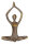 Gilde Poly Figur "Yoga-Frau" VE 2 (BxHxL) 24 cm x 37 cm x 12 cm Hände nach Oben, braun/goldfarben Sie kaufen hier immer ein Set von 2 gleichen Artikeln.