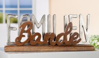 Gilde Holz Schriftzug"Familien Bande" VE 2...