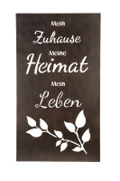 Gilde Metall Relief Weisheit "Heimat" VE 2...