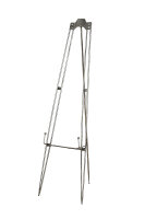 Gilde Metall Staffelei VE 2 (BxHxL) 33 cm x 120 cm x 42 cm antik silber Sie kaufen hier immer ein Set von 2 gleichen Artikeln.