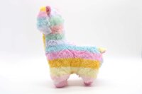 Alpaka Regenbogen Plüsch-Tier 43 cm groß niedliches weiches Kuschel-Tier Lama Rainbow Spielzeug bunt Baby Valentinstag Geburtstag Weihnachten Hochzeitstag Geschenkideen (Alpaka 43 cm)