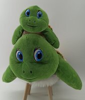 Plüsch Schildkröte XXL Plüsch Schildkröte Kuscheltier grün Plüschtier (Schildkröte 30 cm)