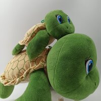 Plüsch Schildkröte XXL Plüsch Schildkröte Kuscheltier grün Plüschtier (Schildkröte 30 cm)