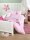 Optidream Renforcé Baby Bettwäsche 100 x 135 cm Bettbezug  Kopfkissenbezug 40 x 60 cm Prinzessin Rosa