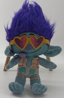 Trolls Plüsch Kuscheltier XXL 29 cm Brille grau grün Trolls Plüschtier Anime Kawaii Plush Stofftier Cute Plushies Plüschtiere Plushie Halloween Weihnachten Geschenke für Kinder