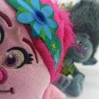 Trolls Plüsch Kuscheltier Trolls XXL 50 cm grau grün Plüschtier Anime Kawaii Plush Stofftier Cute Plushies Plüschtiere Plushie Halloween Weihnachten Geschenke für Kinder