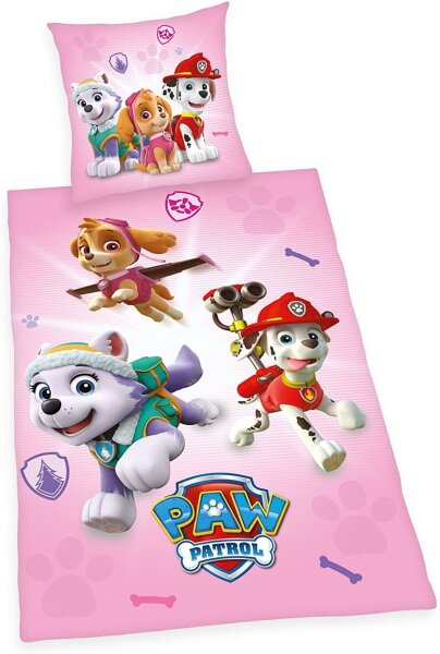 Herding Renforcé Paw Patrol Bettwäsche Bettbezug 135 x 200 cm Kopfkissenbezug 80 x 80 cm