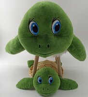 Soma Plüsch Schildkröte XXL Plüsch Schildkröte Kuscheltier grün Plüschtier (Schildkröte 20 cm)