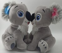 Soma großes Koala Stofftier Koalabär Kuscheltier Plüschtier Plüsch XXL 23 cm Spielzeug groß Bunt Kuschel Manga Anime Farben Plüsch Plush (Koala mit blauen Ohr)