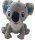 Soma großes Koala Stofftier Koalabär Kuscheltier Plüschtier Plüsch XXL 23 cm Spielzeug groß Bunt Kuschel Manga Anime Farben Plüsch Plush (Koala mit blauen Ohr)