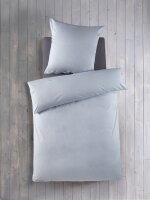 Optidream Chambray Bettwäsche 135 x 200 cm Bettbezug 135 cm x 200 cm  Kopfkissenbezug 80 x 80 cm eisblau eisblau