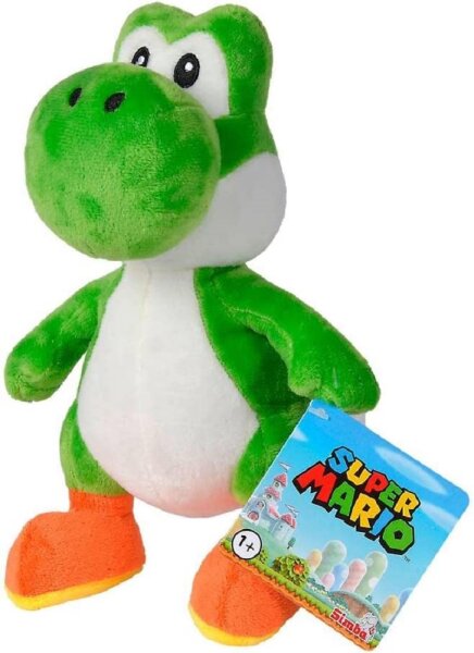 Soma Yoshi Drache Plüschfigur, 30cm, kuschelweich Dinosaurier, Kuscheltier, ab den ersten Lebensmonaten geeignet grün