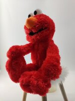 Soma Sesamstrasse Kuscheltier Plüsch Figur 35 cm Plüschtier Stofftier kuschelweich ab den ersten Lebensmonaten geeignet als Geschenk (Elmo Rot)