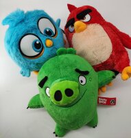 Soma Angry Birds Kuscheltier Vogel 22 cm Plüschfigur Plüsch Kuscheltier Puppe Stofftier Teddy als Geschenk für Kinder (Blau)