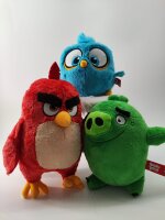 Soma Angry Birds Kuscheltier Vogel Plüschfigur Plüsch Kuscheltier Puppe Stofftier Teddy als Geschenk für Kinder (Leonard Grün)