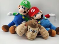 Soma Yoshi Drache Mario, Luigi, Donkey Kong, Toad Pilz Plüschfigur, 30cm, kuschelweich Dinosaurier, Kuscheltier, ab den ersten Lebensmonaten geeignet (Donkey Kong 30 cm)