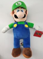 Soma Yoshi Drache Mario, Luigi, Donkey Kong, Toad Pilz Plüschfigur, 30cm, kuschelweich Dinosaurier, Kuscheltier, ab den ersten Lebensmonaten geeignet (Luigi 38 cm)