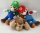 Soma Yoshi Drache Mario, Luigi, Donkey Kong, Toad Pilz Plüschfigur, 30cm, kuschelweich Dinosaurier, Kuscheltier, ab den ersten Lebensmonaten geeignet (Luigi 38 cm)