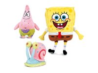 Sponge Bob Schwammkopf Gary Kuscheltier XXL 25 cm Plüschtier Stofftier Geschenk für Mädchen Jungen und Kinder (Gary)