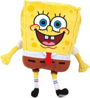 Sponge Bob Schwammkopf Spongebob Kuscheltier XXL 30 cm Plüschtier Stofftier Geschenk für Mädchen Jungen und Kinder