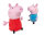 Peppa Wutz Peppa Pig rosa Kuscheltier Schorsch Pig blau Kuscheltier Plüschfigur XXL 40 cm Stofftier Geschenkidee für Kinder (Peppa Pig rosa)