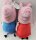 Peppa Wutz Peppa Pig rosa Kuscheltier Schorsch Pig blau Kuscheltier Plüschfigur XXL 40 cm Stofftier Geschenkidee für Kinder (Peppa Pig rosa)