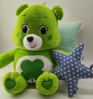 Glücksbärchi Kuscheltier Care Bears Plüsch Plüschfigur XXL 67 cm Teddybär Stofftier Glücksbärchen für Kinder (Glücks Bärchi grün)