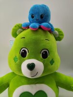 Glücksbärchi Kuscheltier Care Bears Plüsch Plüschfigur XXL 67 cm Teddybär Stofftier Glücksbärchen für Kinder (Glücks Bärchi grün)