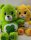 Glücksbärchi Kuscheltier Care Bears Plüsch Plüschfigur XXL 67 cm Teddybär Stofftier Glücksbärchen für Kinder (Glücks Bärchi grün)