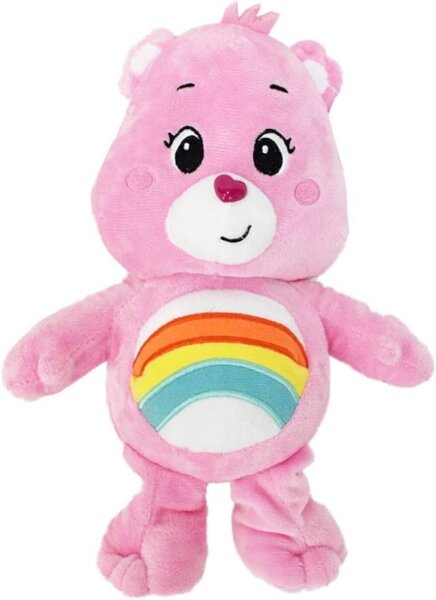 Glücksbärchi Kuscheltier Care Bears Plüsch Plüschfigur XXL 67 cm Teddybär Stofftier Glücksbärchen für Kinder (Hurra Bärchi pink)