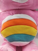 Glücksbärchi Kuscheltier Care Bears Plüsch Plüschfigur XXL 67 cm Teddybär Stofftier Glücksbärchen für Kinder (Hurra Bärchi pink)