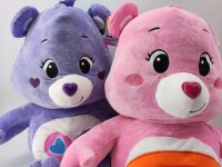 Glücksbärchi Kuscheltier Care Bears Plüsch Plüschfigur XXL 67 cm Teddybär Stofftier Glücksbärchen für Kinder (Hurra Bärchi pink)