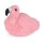 Soma Fußwärmer Handwärmer Kuschelwarmies Kuschelfreunde Wärmekissen Stofftier Kuscheltier Plüschtier (Flamingo, Fußwärmer 35 cm x 25 cm x 16 cm)